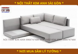 Ghế sofa giường xoay đa năng góc L giá rẻ tại Tân Uyên