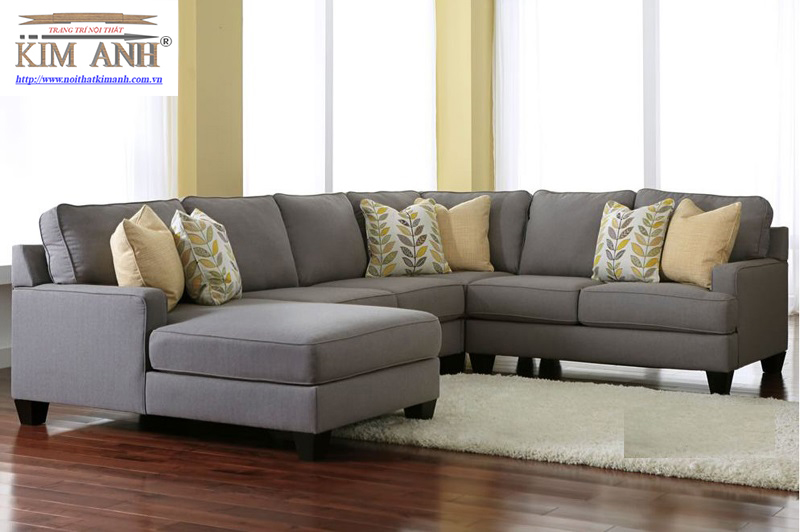 Sofa vải nỉ đẹp hiện đại tại tphcm