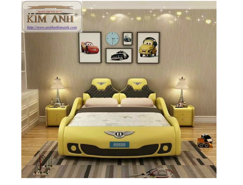 giường xe hơi cho bé trai tại Đồng Nai