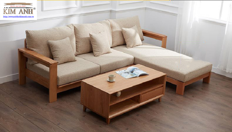 Ghế sofa gỗ giá rẻ đẹp hiện đại
