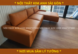 Sofa da giá rẻ chung cư tại Thuận An 
